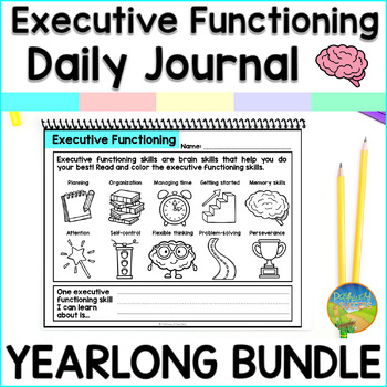 Preview of Executive Functioning Skills Elementary Journal - Writing Activities for Year