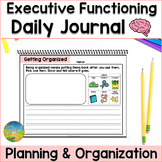 Executive Functioning Skills Journal - Organization, Plann