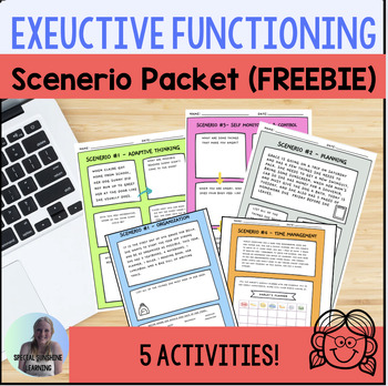 Preview of Executive Functioning Skills Scenarios & Activities Packet - FREEBIE