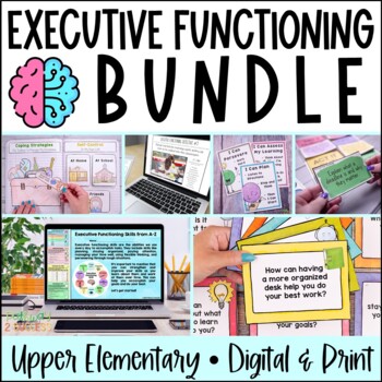 Preview of Executive Functioning Skills Lessons & Activities BUNDLE for 4th and 5th Grade