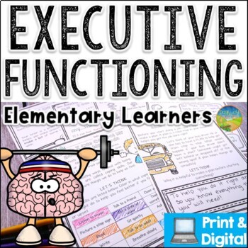 Preview of Executive Functioning Skills Activities, Worksheets, and Lessons for Elementary