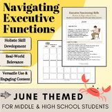 Executive Functioning Skills - plan & organize calendar ac