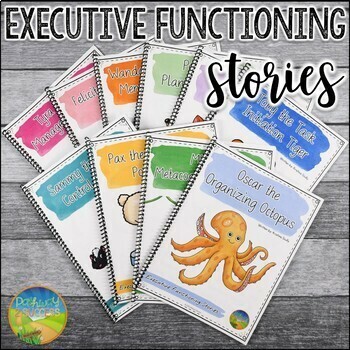 Preview of Executive Functioning Stories & Activities Bundle | EF Skills Read Alouds