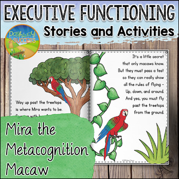Preview of Executive Functioning Stories & Activities | Metacognition Skills