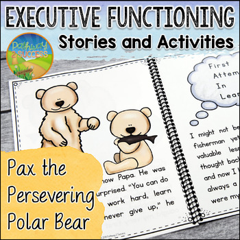 Preview of Executive Functioning Stories & Activities | Perseverance Skills
