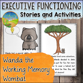 Preview of Executive Functioning Stories & Activities | Working Memory Skills
