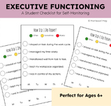 Executive Functioning - Student checklist