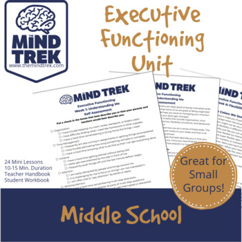 Preview of Executive Functioning Unit - Middle School