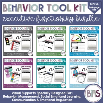 Preview of Executive Functioning Visual Resource Bundle | Behavior Tool Kit