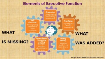 Preview of Executive Functioning - Working, Visual Memory & Mental Organization!