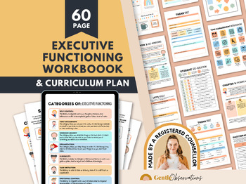 Preview of Executive Functioning Worksheets and Curriculum for ADHD Kids