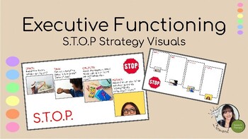Preview of Executive Functioning Series: STOP Visual Strategies FREEBIE