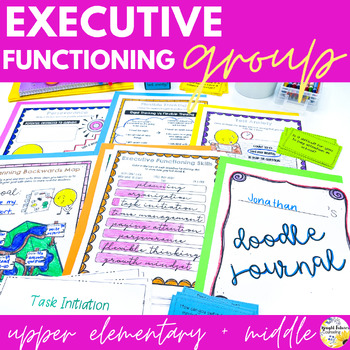 Preview of Executive Functioning and Study Skills School Counseling Group & SEL Activities