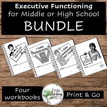 Preview of Executive Functioning for Middle or High School Bundle