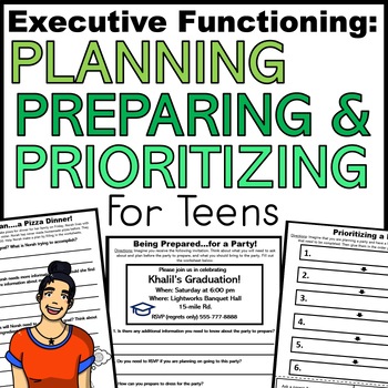 Preview of Executive Functioning for Teens: Preparing, Planning, Prioritizing