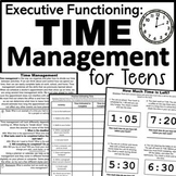 Executive Functioning for Teens Time Management Activities