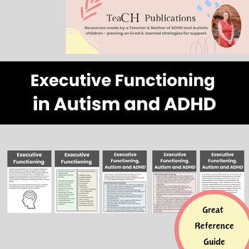 Preview of Executive Functioning in Autism and ADHD