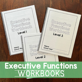 Preview of Executive Functions Workbooks