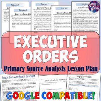 Preview of Executive Orders & the President Lesson Plan