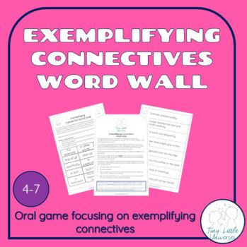 Preview of Exemplifying Conjunctions NO PREP Sentence Combining Game and Bulletin Board