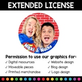 Extended License for Graphics by Nikki and Nacho