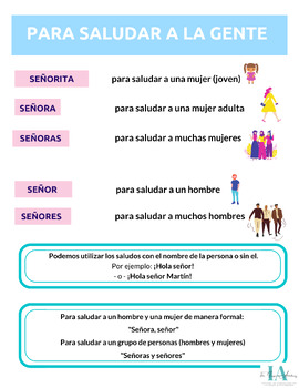 Preview of Exercices d'espagnol : Les phrases de courtoisies