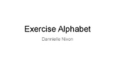 Exercise Alphabet