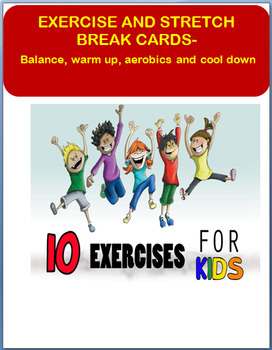 Preview of Exercise Cards for the Classroom-exercise images included. CDC Health Standard 1