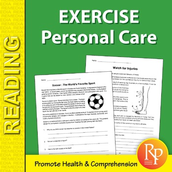 Preview of Functional Life Skills Worksheets - Exercise Personal Care Activities