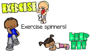 Preview of Exercise Spinners