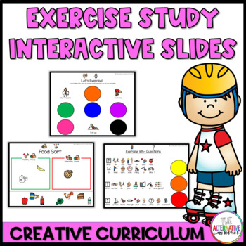 Preview of Exercise Study Digital Interactive Slides Curriculum Creative