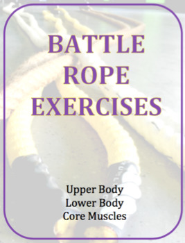 Preview of Exercise Task Cards: Battle Ropes Complete Set