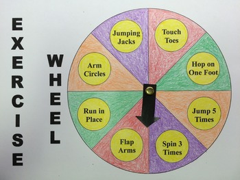 Preview of Exercise Wheel for Ages 3+