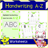 Alphabet Handwriting Upper Case Letters A-Z /Preschool/ Ki