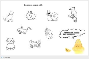 Preview of Exercises to practice skills