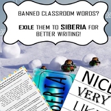Banned Words? Exile them! Better Writing Display Poster Te
