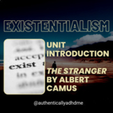 Existentialism: Introduction Activities for The Stranger b