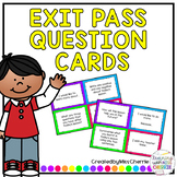 Exit Pass Question Cards #austeacherbfr