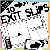 Exit Slips and Out the Door Tickets