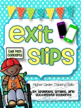 Preview of Exit Slips - Formative Assessment- for ANY grade!