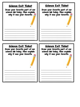 Science Exit Ticket Bundle by The Sixth Grade Science Chick | TpT