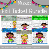 Exit Ticket Bundle for the Music Room