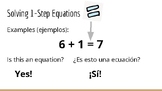 One-Step Equations Introduction