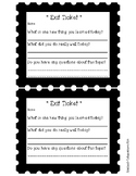 Exit Ticket Mini-Bundle