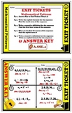 Exit Ticket - Patterns - Sequences, Explicit Formula, & Re