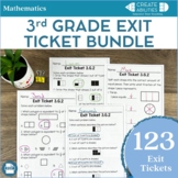 Exit Ticket Bundle 3rd Grade