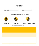 Exit Ticket Template (all ages)