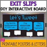 Exit Ticket Template and Board
