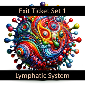 Preview of Exit Ticket for the Lymphatic System Set 1 Google Forms™