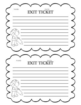 Preview of Exit Tickets